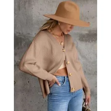 ANRABESS Women Oversized Cardigan Sweater for Fall 2024