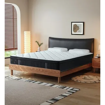 Huyamy Queen Mattress 12 Inch Hybrid Memory Foam Mattress