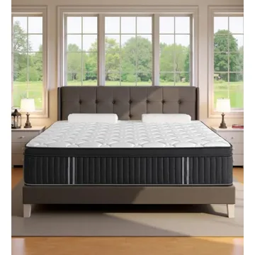 Huyamy Queen Mattress 12 Inch Hybrid Memory Foam Mattress