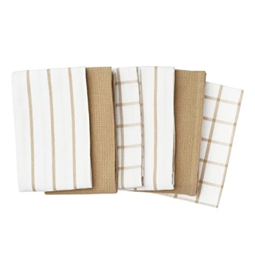 LANE LINEN Kitchen Towels Set - Premium Cotton & Quick Drying