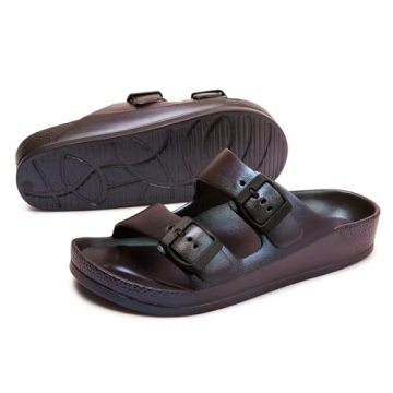 FUNKYMONKEY Women’s Adjustable Comfort Slides - Summer Style
