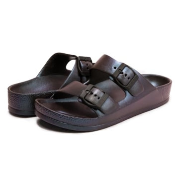 FUNKYMONKEY Women’s Adjustable Comfort Slides - Summer Style