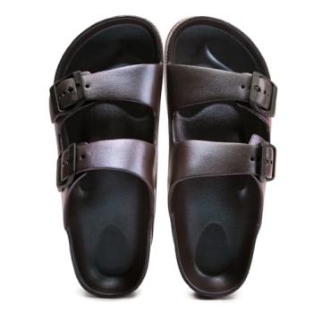 FUNKYMONKEY Women’s Adjustable Comfort Slides - Summer Style