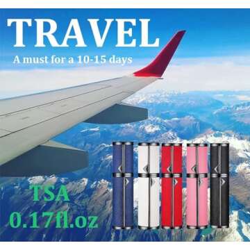 D-LOTUS Refillable Leather Travel Perfume Atomizer