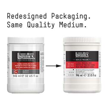 Liquitex Professional Flexible Modeling Paste – 946ml (32-oz) for Versatile Art Projects