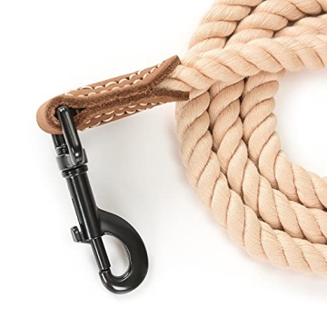 Mile High Life Dog Leash Elegant Braided Cotton 48 Inches