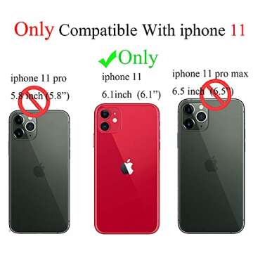 SPOBIT iPhone 11 Case with Love Heart Design - Stylish Protection