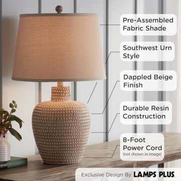 Regency Hill Elegant 27" Table Lamps Set of 2 for Home