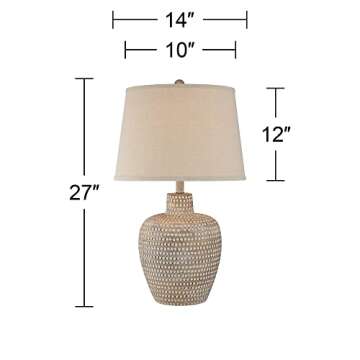 Regency Hill Elegant 27" Table Lamps Set of 2 for Home