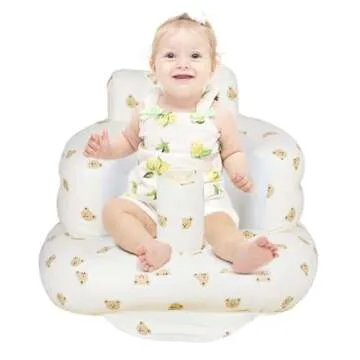AirSwim Baby Inflatable Seat for Babies 3 Months and Up, Baby Support Seat Summer Toddler Chair for ...
