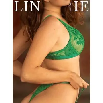 Dlsave Sexy Green Lingerie Set for Comfort and Style