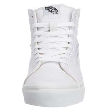 Vans Unisex SK8-Hi True White - Stylish High-Top Sneakers for All