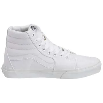 Vans Unisex SK8-Hi True White High-Top Sneakers