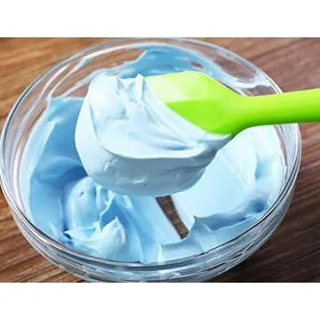 Bekith 8.5 inch Silicone Spatula Set of 4- One Piece Design Hygienic Solid Silicone Design- Premium Silicone Utensils Set - Perfect Silicone Scraper - Essential Cooking Gadget and Bakeware Tool