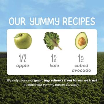 Happy Baby Organics Stage 2 Fruit & Veggie Puree Pouches