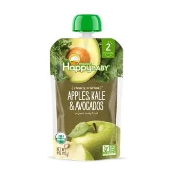 Happy Baby Organics Stage 2 Fruit & Veggie Puree Pouches