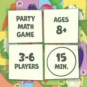 Melon Rind Check The Fridge, Math Game for Kids Adding to 25, Educational, Fun Card Game to Develop ...