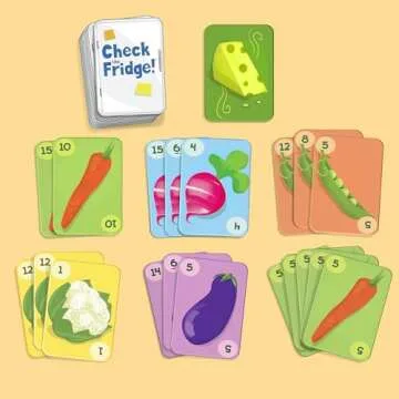 Melon Rind Check The Fridge, Math Game for Kids Adding to 25, Educational, Fun Card Game to Develop Math Skills with Confidence, for 3-6 Players, Perfect for Family Fun, Ages 8+