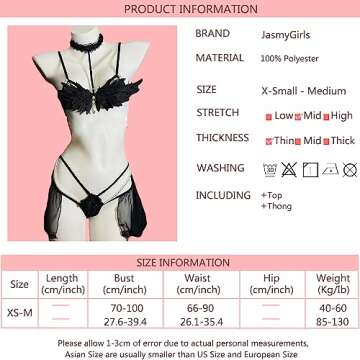 JasmyGirls Anime Lingerie Cosplay Costume for Women