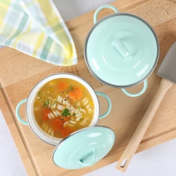 Martha Stewart Mini Dutch Oven Set in Beautiful Color