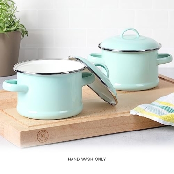 Martha Stewart Mini Dutch Oven Set in Beautiful Color