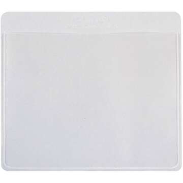 C-Line-70443 Self-Adhesive Labeling Pockets, Pack of 25, 3-1/2 x 2-3/4 in