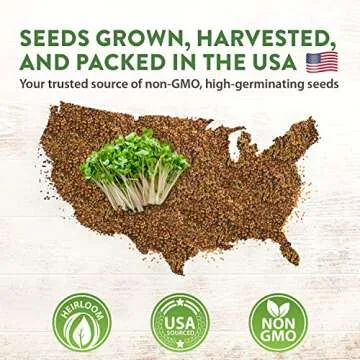 HOME GROWN Microgreens Seed Kit - Non-GMO Sprouts