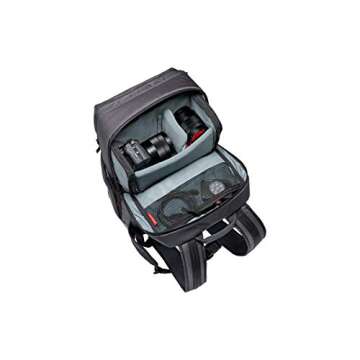 Manfrotto Manhattan Camera Backpack Mover-50, Multiuse, for Carrying Camera and Accessories, in Water-Repellent Material, Photography Backpack with PC and Tablet Compartment, with Tripod Holder