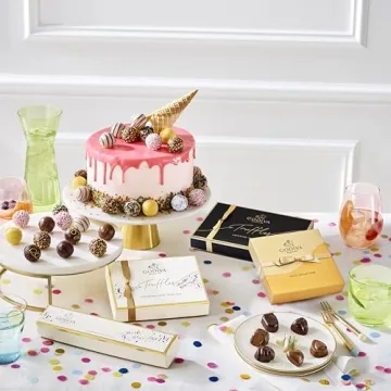 Godiva Assorted Birthday Truffles Gift Box 6 Pack