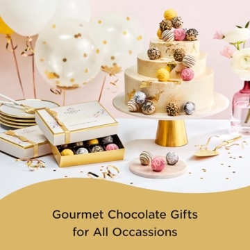 Godiva Assorted Birthday Truffles Gift Box 6 Pack
