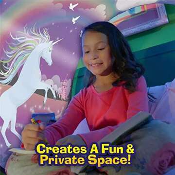 Kids Dream Bed Tent Twin Size - Deluxe Space Adventure & Dinosaur Island & Unicorn & Winter Wonderla...