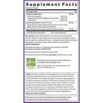 New Chapter Probiotic All-Flora - 60 ct (2 Month Supply) for Advanced Digestion & Complete Gut Health with Prebiotics + Postbiotics, Clinically Studied Strains, 100% Vegan, Non-GMO, Shelf Stable