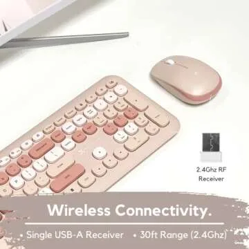 X9 Wireless Keyboard and Mouse Set - Colorful & Fun!