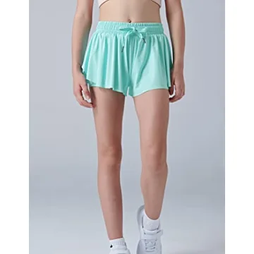 Stylish 3 Pack Girls Flowy 2-in-1 Shorts for Summer