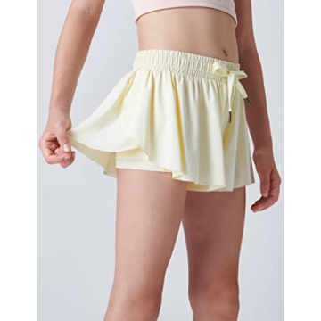 Stylish 3 Pack Girls Flowy 2-in-1 Shorts for Summer