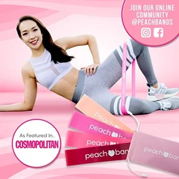 Peach Bands Resistance Bands Set for Legs and Butt Workouts