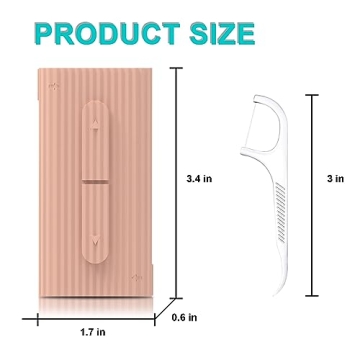 Holy Rose Portable Dental Floss Dispenser for Travel Hygiene