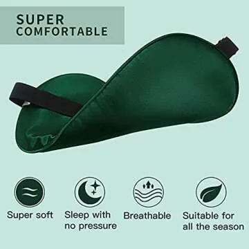 Ultra Comfortable MMCTION Silk Sleep Eye Mask for All