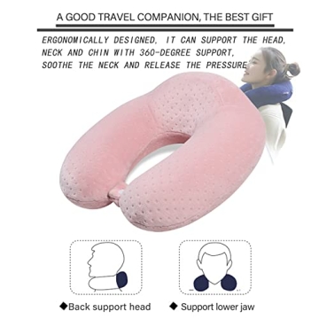 Gosider Comfortable Memory Foam Neck Pillow for Travel