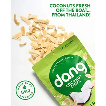 Dang Coconut Chips - Vegan, Gluten Free, Healthy Snack