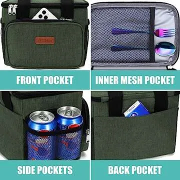 Tiblue Insulated Lunch Box for School and Office