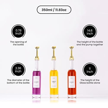 MoliMoli Coffee Syrup Dispenser Set for a Chic Kitchen