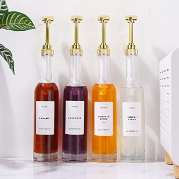 MoliMoli Coffee Syrup Dispenser Set for a Chic Kitchen