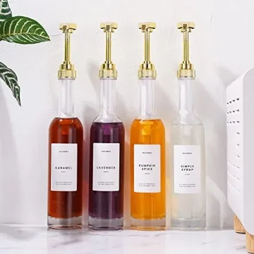 MoliMoli Coffee Syrup Dispenser Set for a Chic Kitchen