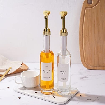 MoliMoli Coffee Syrup Dispenser Set for a Chic Kitchen