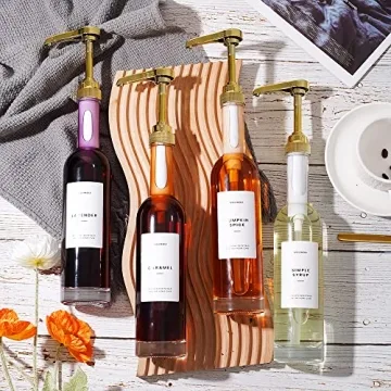 MoliMoli Coffee Syrup Dispenser Set for a Chic Kitchen