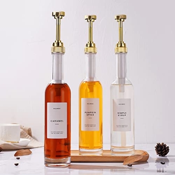 MoliMoli Coffee Syrup Dispenser Set for a Chic Kitchen