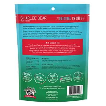 Charlee Bear Original Dog Treats, Cheese and Egg, 16 oz