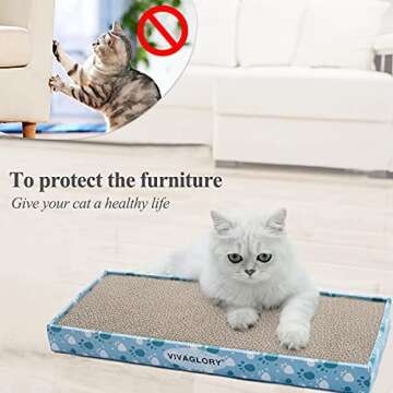 VIVAGLORY Cat Scratchers - Eco-Friendly & Durable