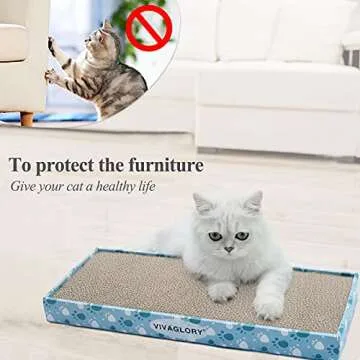 VIVAGLORY Cat Scratchers - Eco-Friendly & Durable